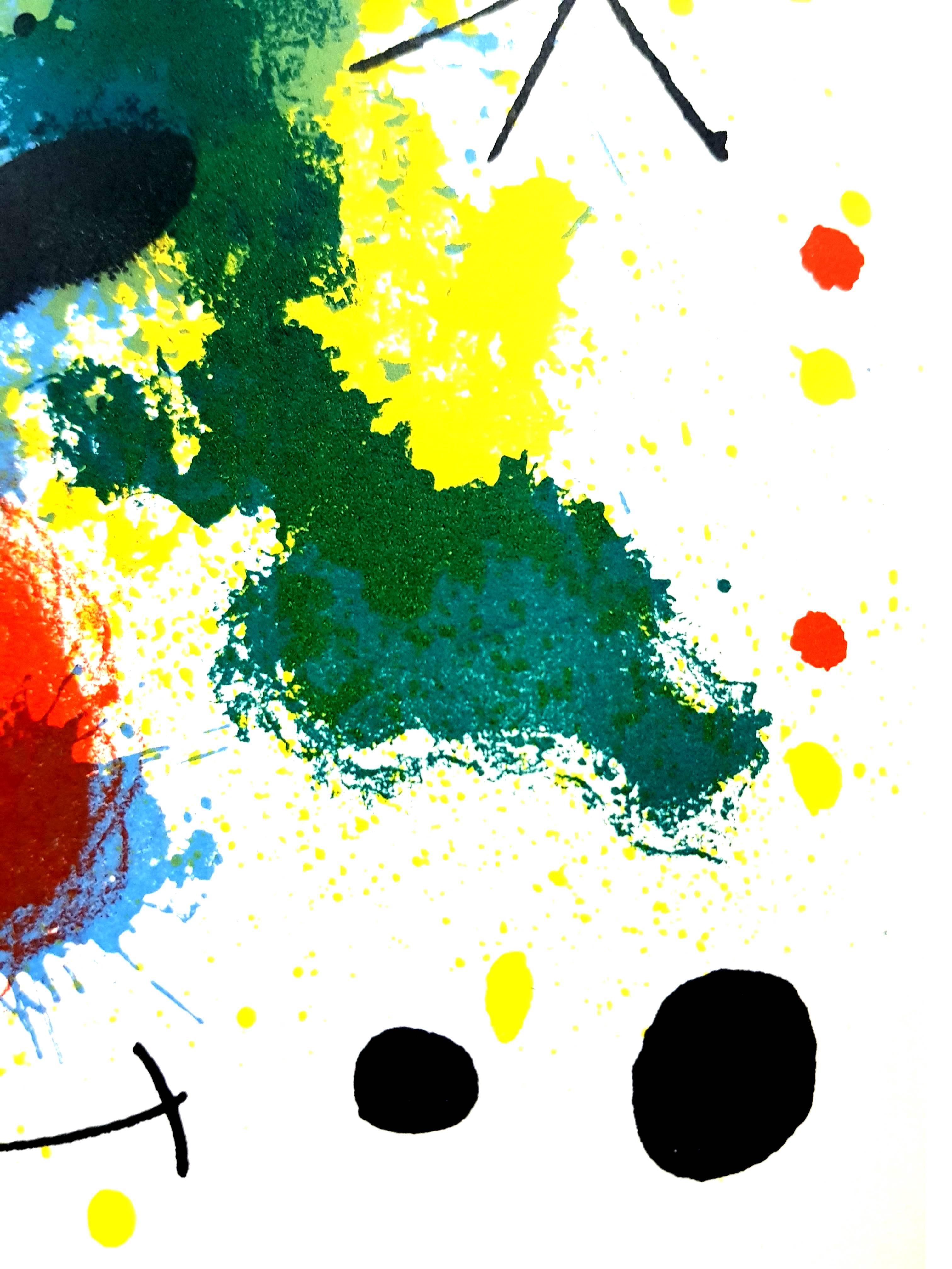 Joan Miro - 1964
Dimensions: 30 x 20 cm
Edition of 200 (one of the 200 on Vélin de Rives) reserved for collaborators, there was also a larger edition of 2000
From 