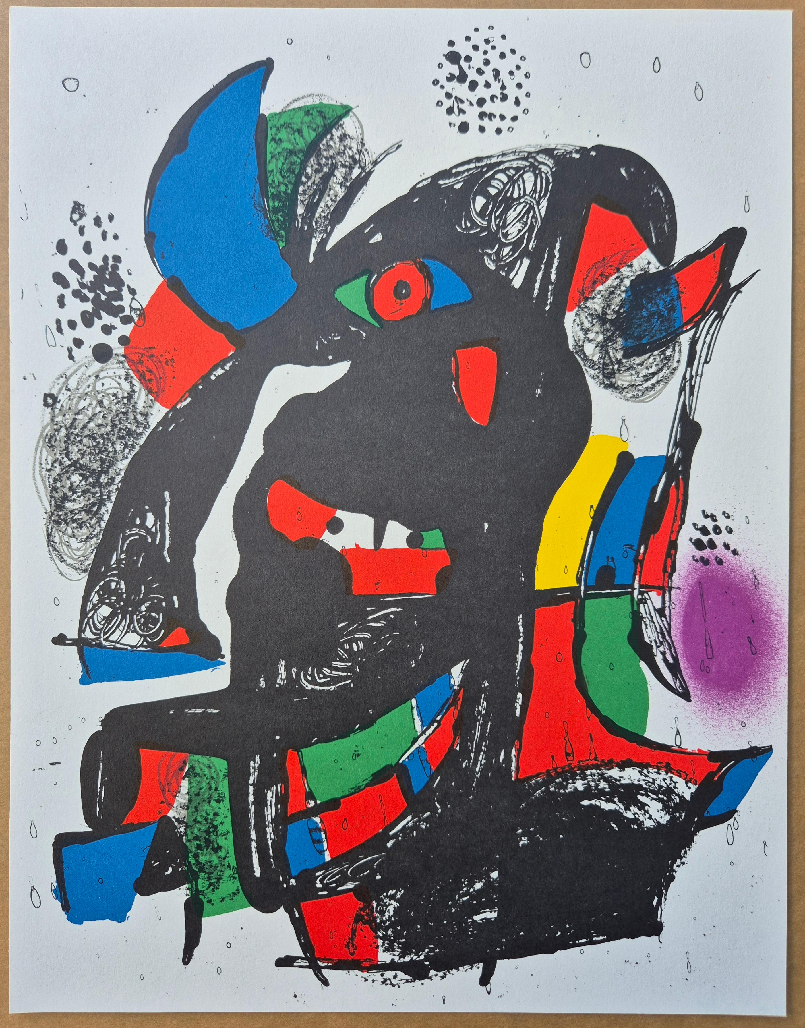 Joan Miró
Litografía original II, 1981
Litografía en color
Tamaño: 32 x 25 cm
Catálogo razonado: Cramer 177, Der Lithograph IV, 1969-1972
Editorial: Maeght Editeur, París, Francia
Verso: Anotado tipográficamente: 'Joan Miró - Litografía original