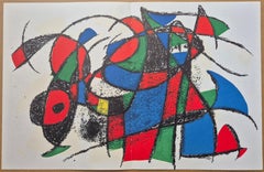 Joan Miró -- Original Lithograph III & IV from Joan Miro Lithograph II