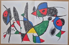 Joan Miró -- Original Lithograph IX from Joan Miro Lithograph II