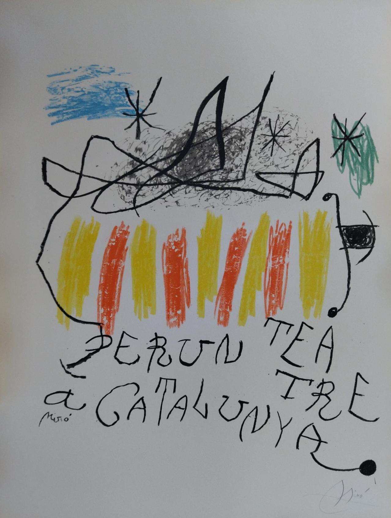 Joan Miro  Original lithography limited edition painting 1