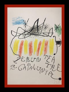 Joan Miro Original lithography limited edition painting
