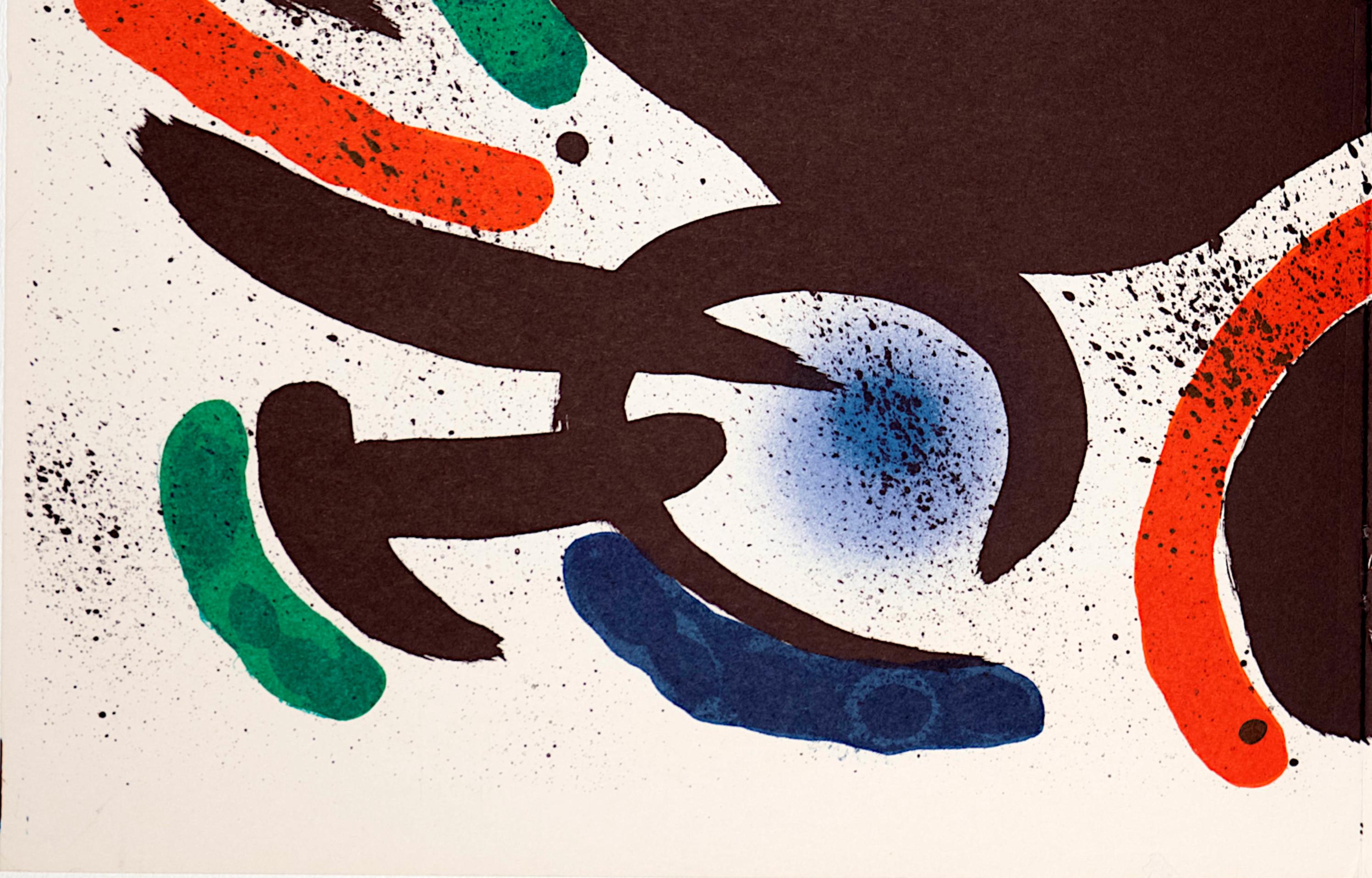 Joan Mir - « Lithographie originale VII » - lithographie en couleur - mourlot 863 en vente 2