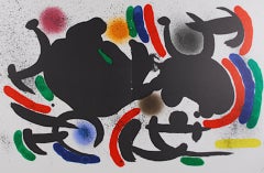 Joan Miró - "Original Lithography VII" - color lithography - mourlot 863