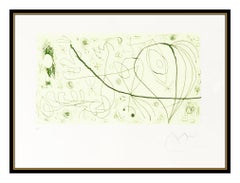 Joan Miro Pablo Picasso Els Reventos Color Etching Aquatint Hand Signed Abstract