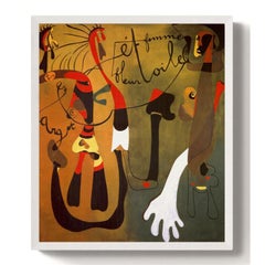 Joan Miro 'Pintura (Escargot femme fleur etoile)' 2010- Litografía offset