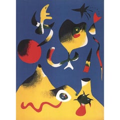 Joan Miro 'Painting (The Air)' 2010- Offset Lithograph
