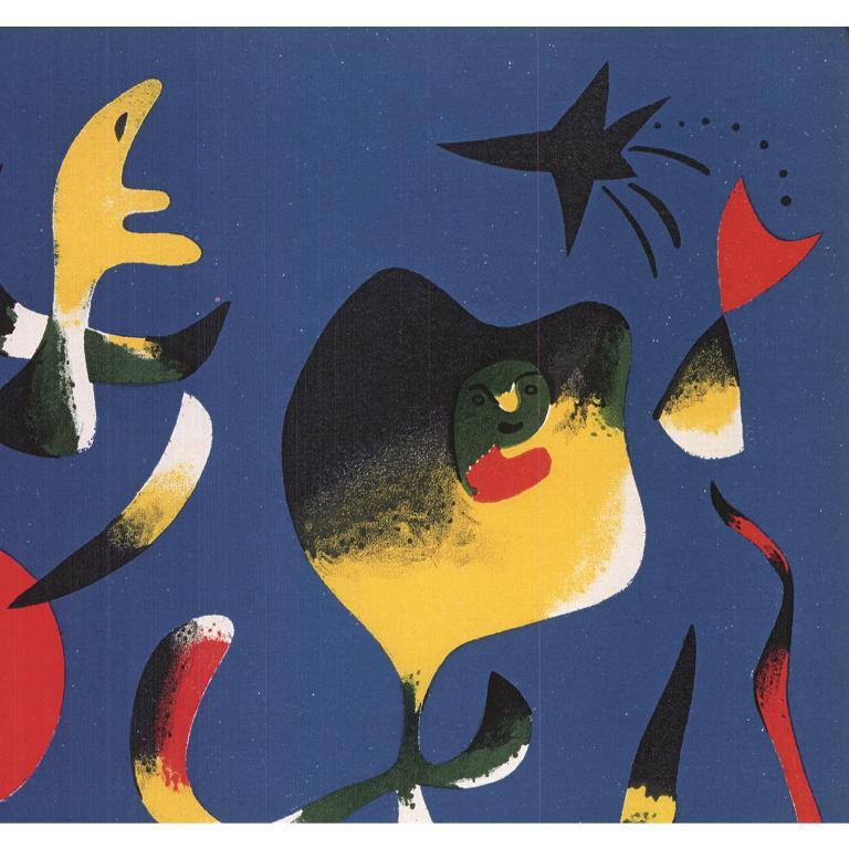Joan Miro 'Painting (The Air)' 2010- Offset Lithograph For Sale 1