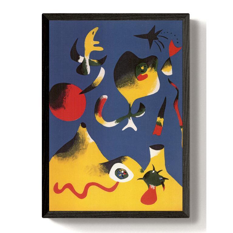 Joan Miro 'Painting (The Air)' 2010- Offset Lithograph - Print by Joan Miró