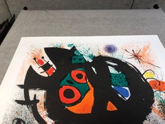 Joan Miro 'Pasadena Art Museum Exhibition' 1969- lithograph Mourlot Mid Century
