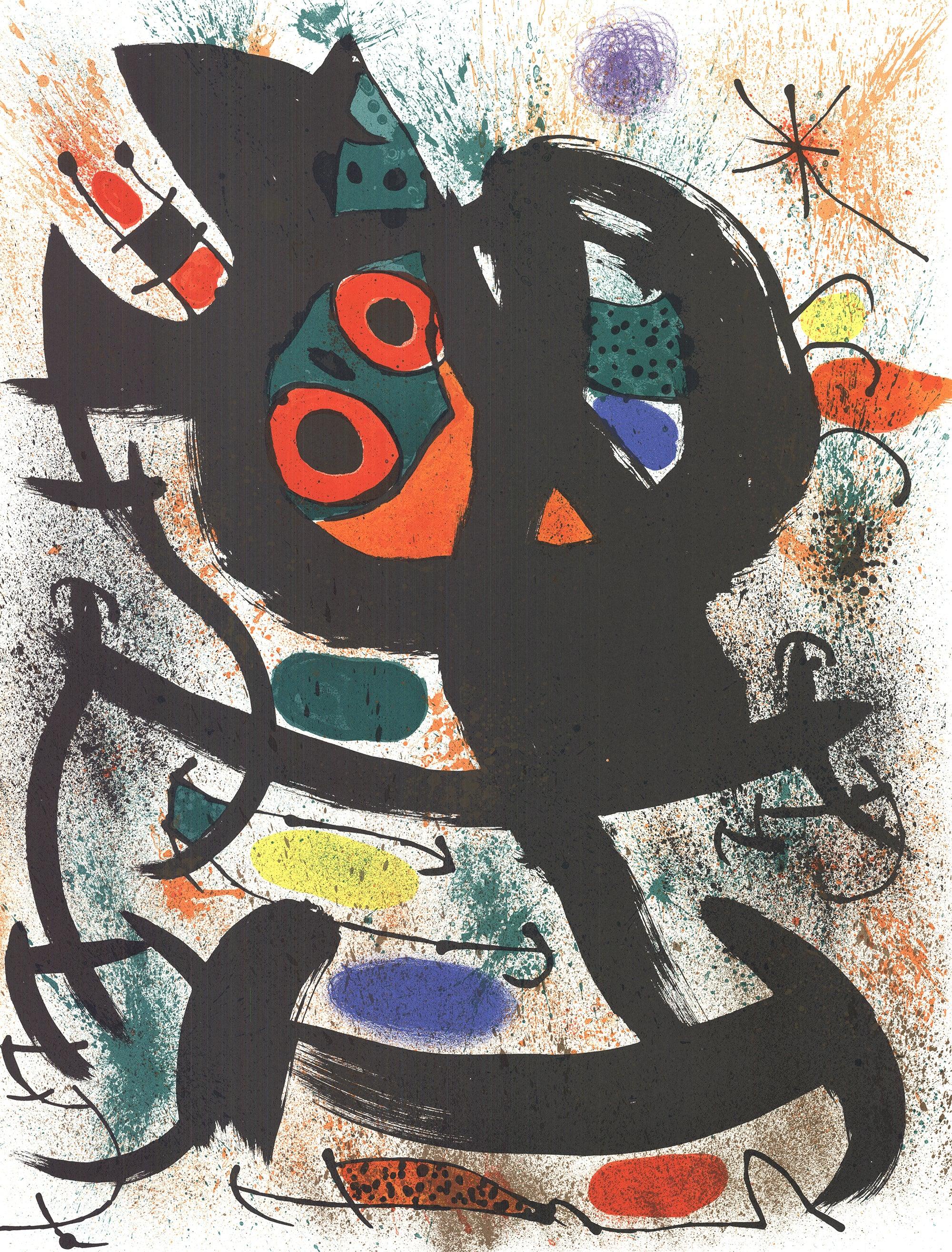 Joan Miro, exposition au Musée d'art de Pasadena, 1969 - Abstrait Print par Joan Miró