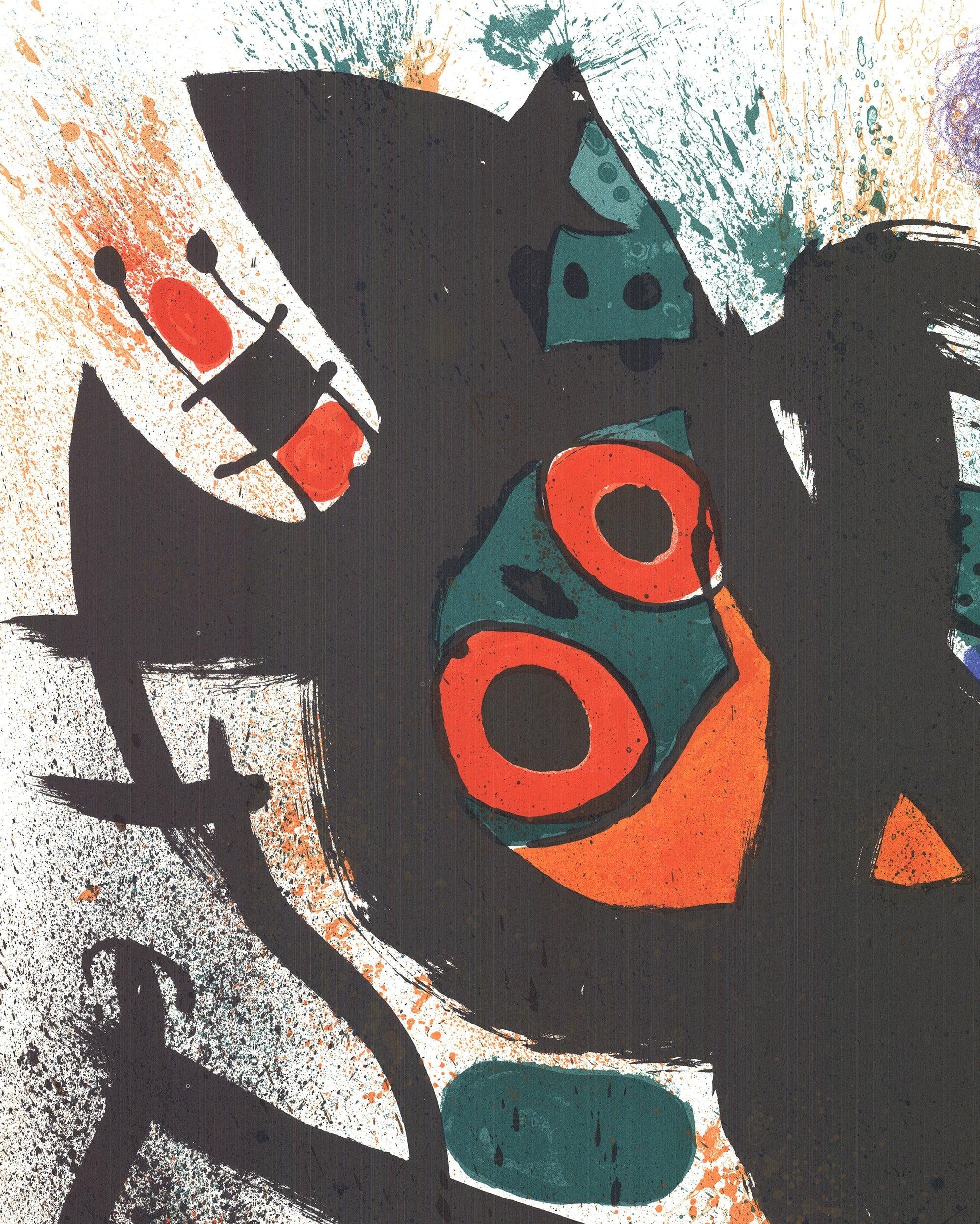 Artist: Joan Miro
Title: Pasadena Art Museum Exhibition
Year: 1969
Signed: No
Medium: Lithograph
Paper Size: 31.5 x 22.5 inches ( 80.01 x 57.15 cm )
Image Size: 24.5 x 19 inches ( 62.23 x 48.26 cm )
Edition Size: 2000
Framed: No
Condition: A: