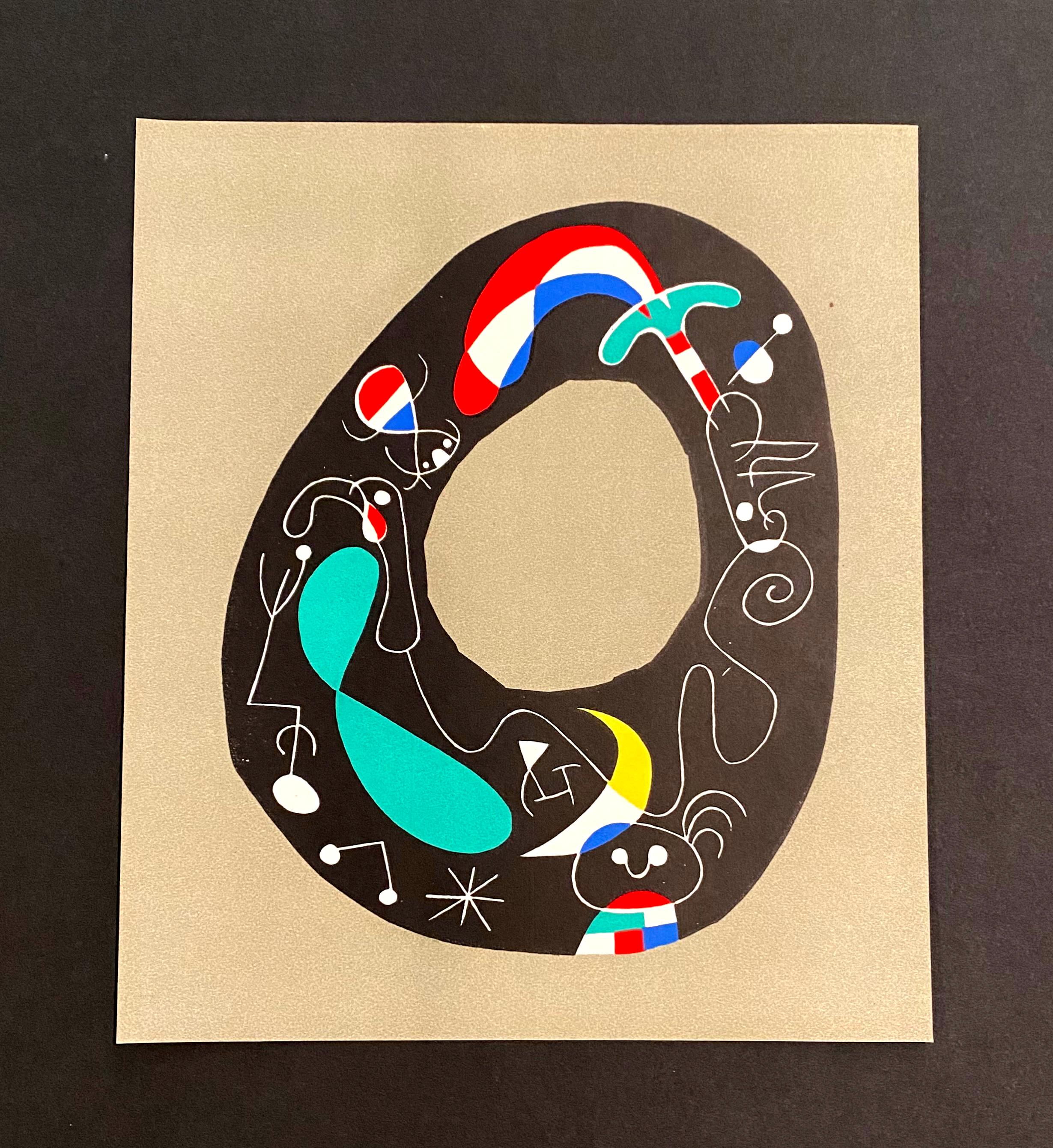 Joan Miro (Plate 1) - Print by Joan Miró