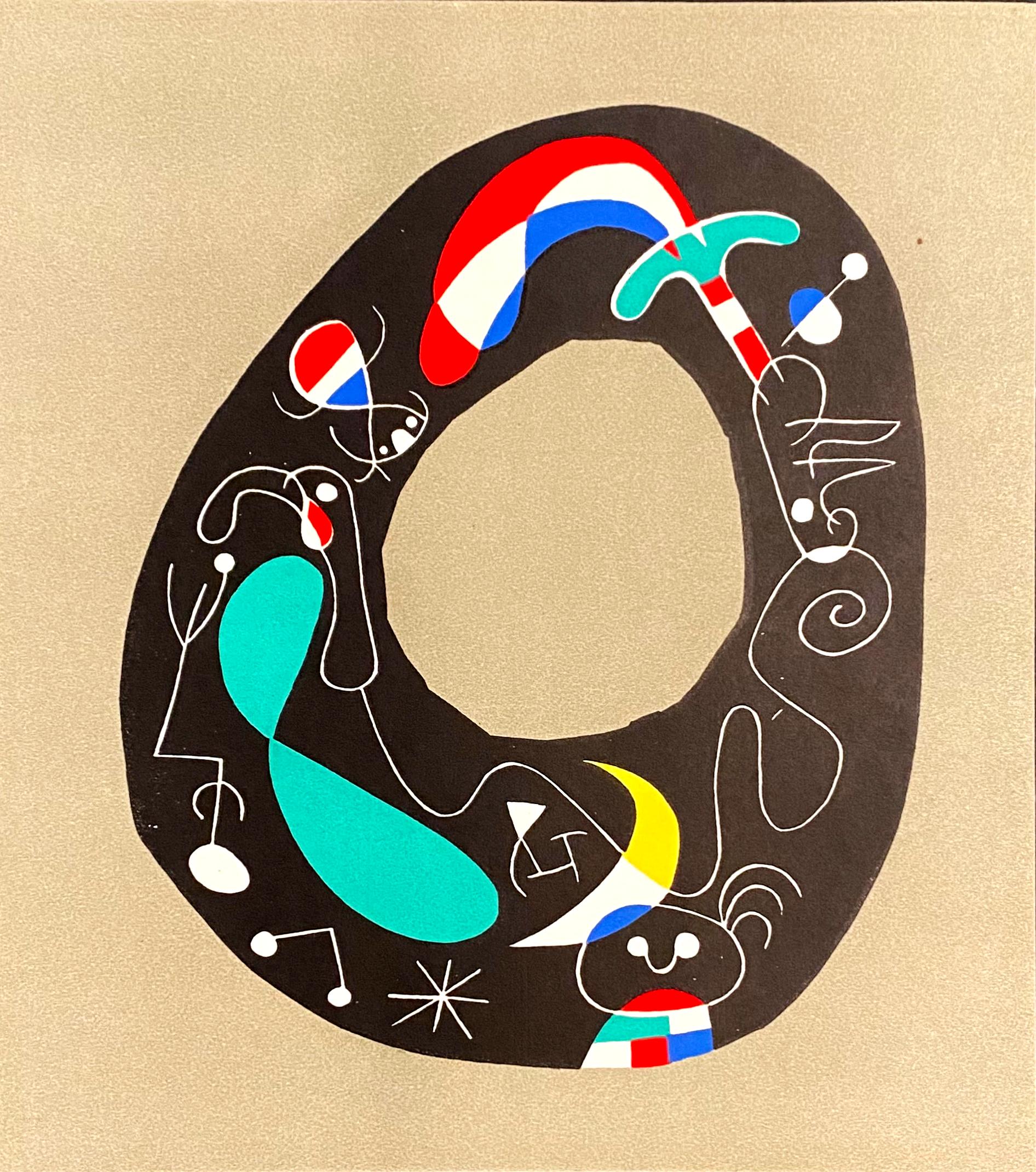 Joan Miró Abstract Print - Joan Miro (Plate 1)
