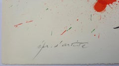 Joan Miró -- Piastra 10 da Le Lezard aux Plumes d'or