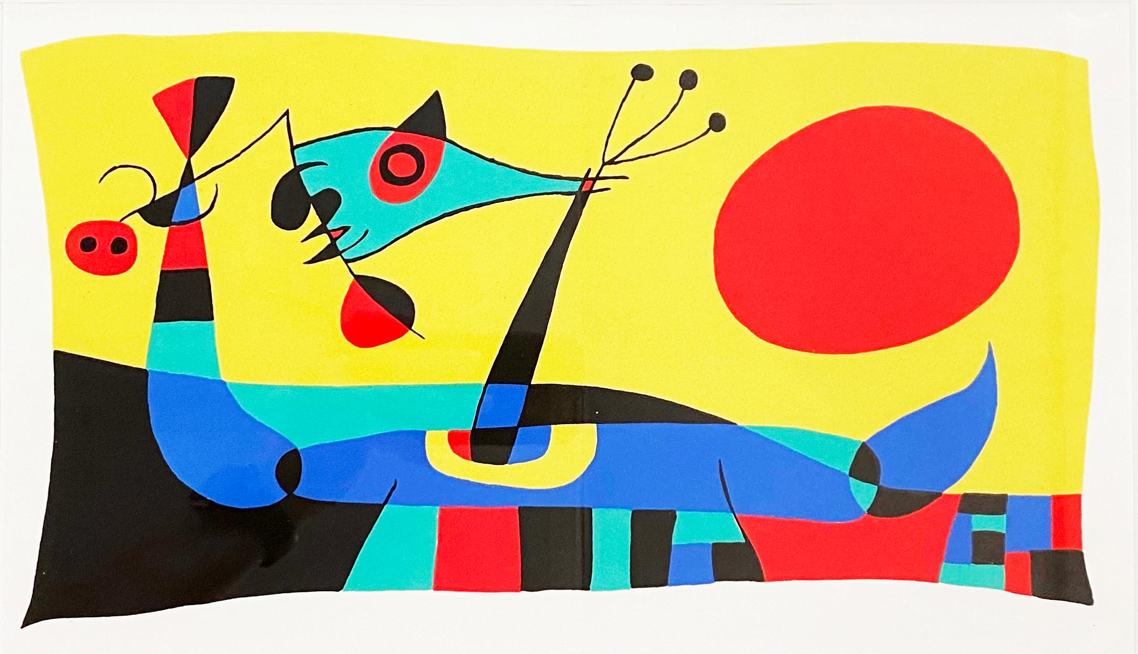 Joan Miró Abstract Print - Joan Miro (Plate 2)
