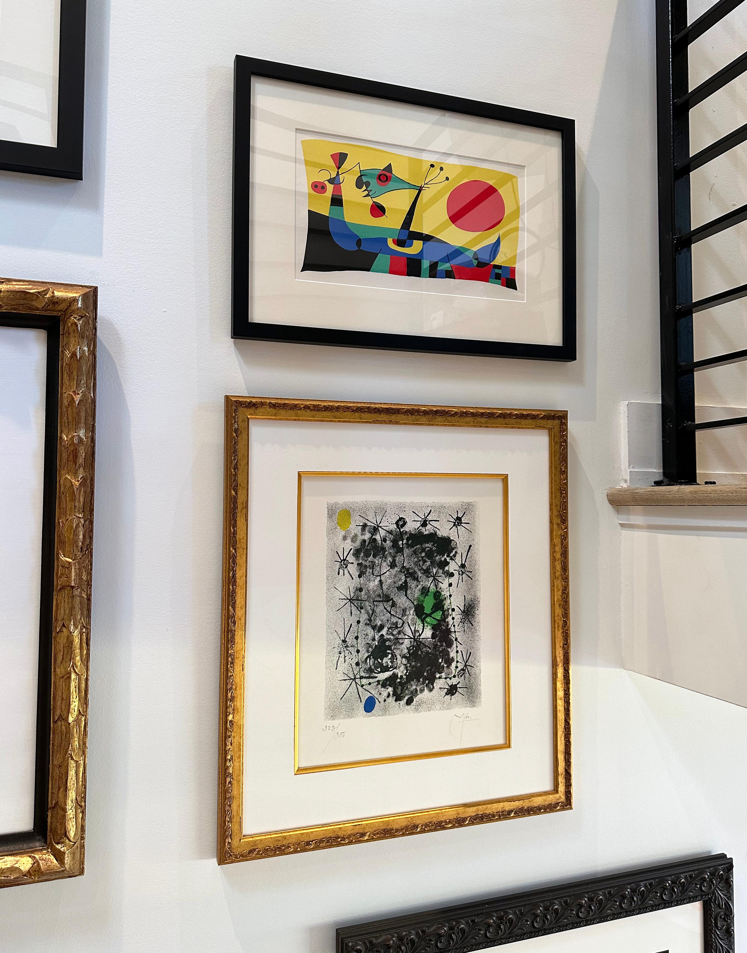 Joan Miro (plaque 2) - Abstrait Print par Joan Miró