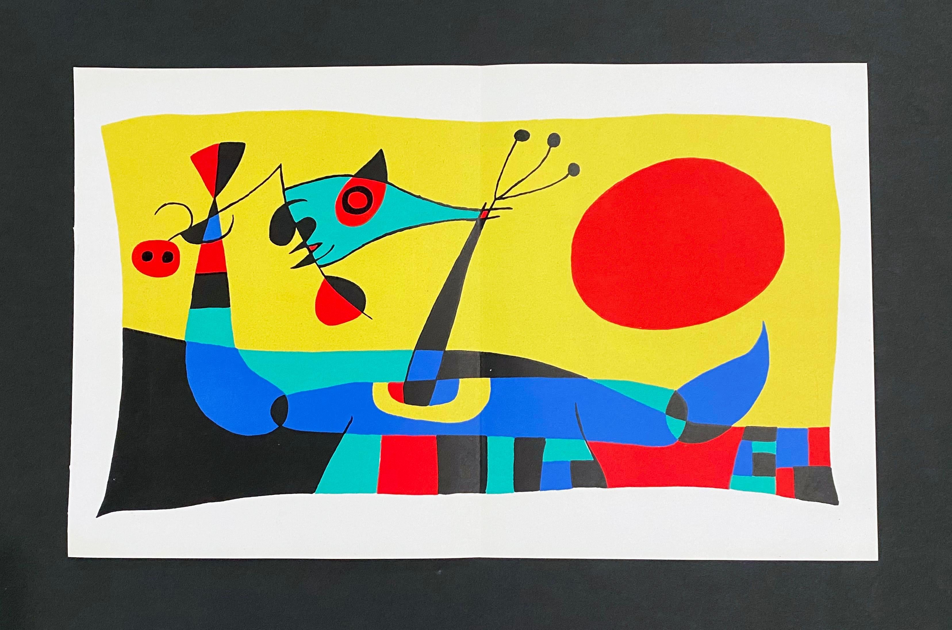 Artist: Joan Miro
Title: Joan Miro (Plate 2)
Portfolio: Joan Miro
Medium: Lithograph
Date: 1956
Edition: Unnumbered
Frame Size: 17