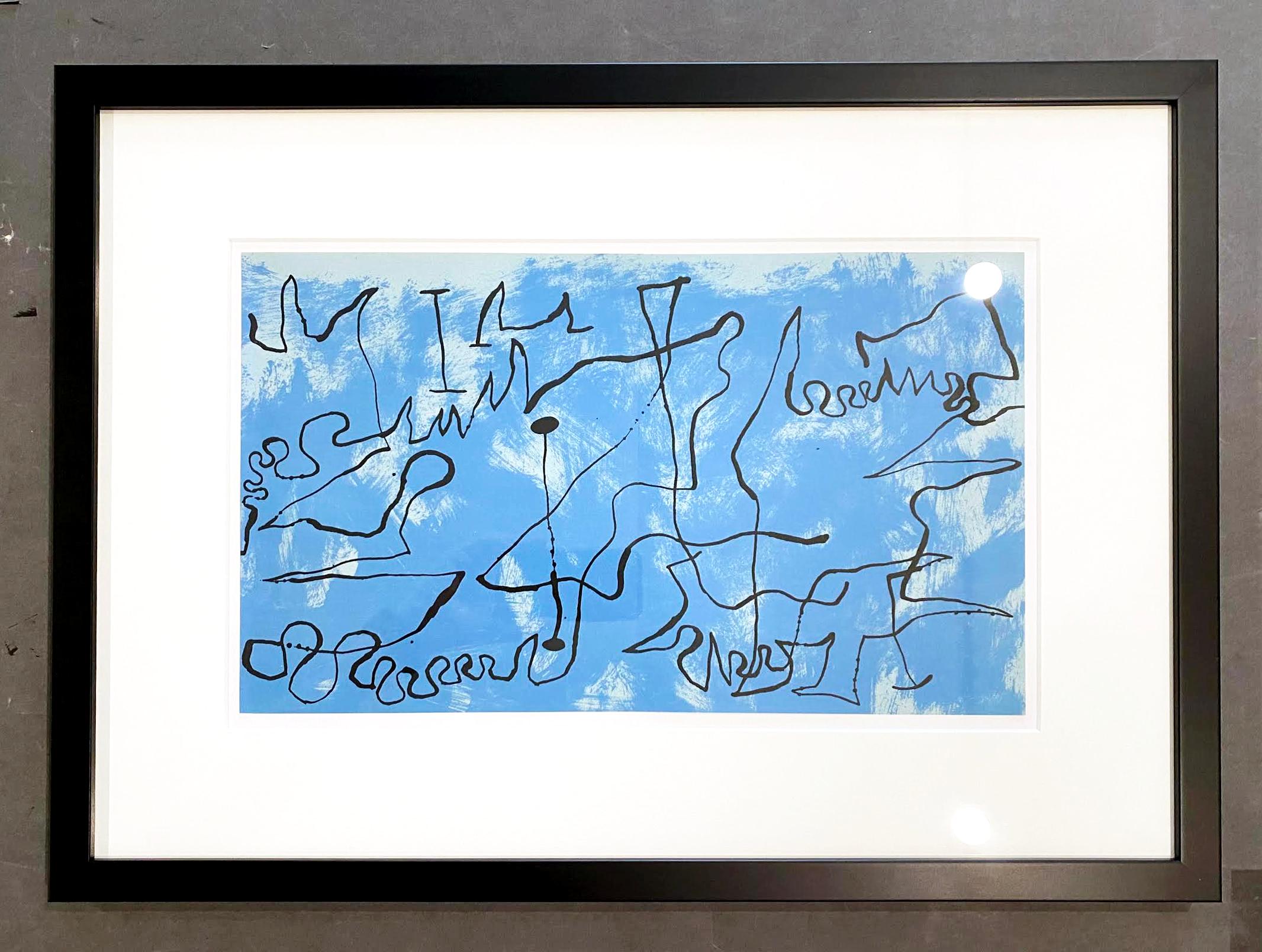 Joan Miró Abstract Print - Joan Miro (Plate 3)