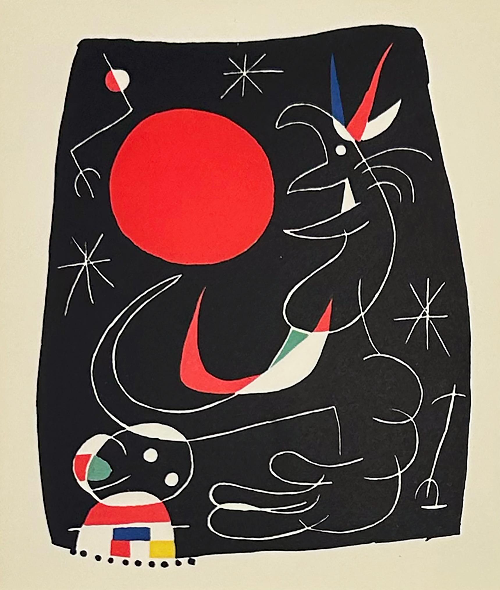 Abstract Print di Joan Miró - Joan Miro (Piastra 4)