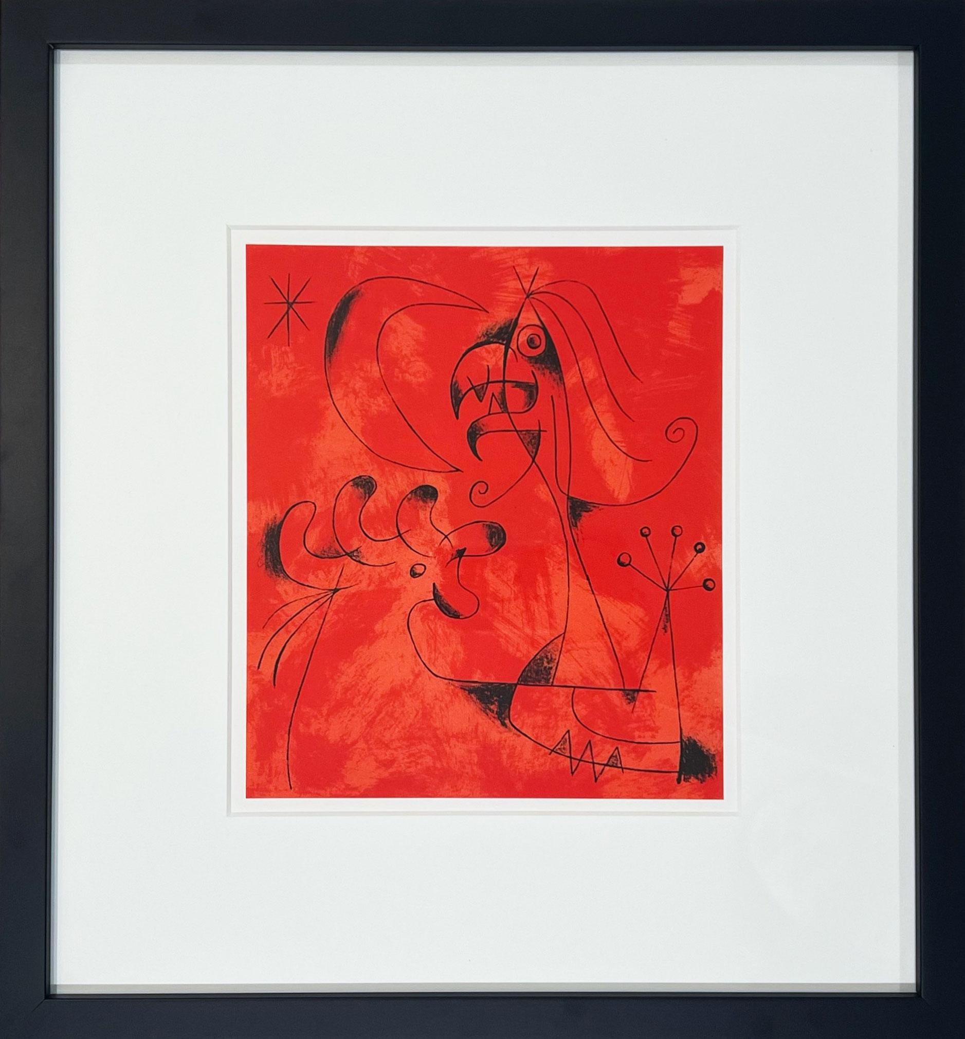 Joan Miro (Plate 6) - Print by Joan Miró
