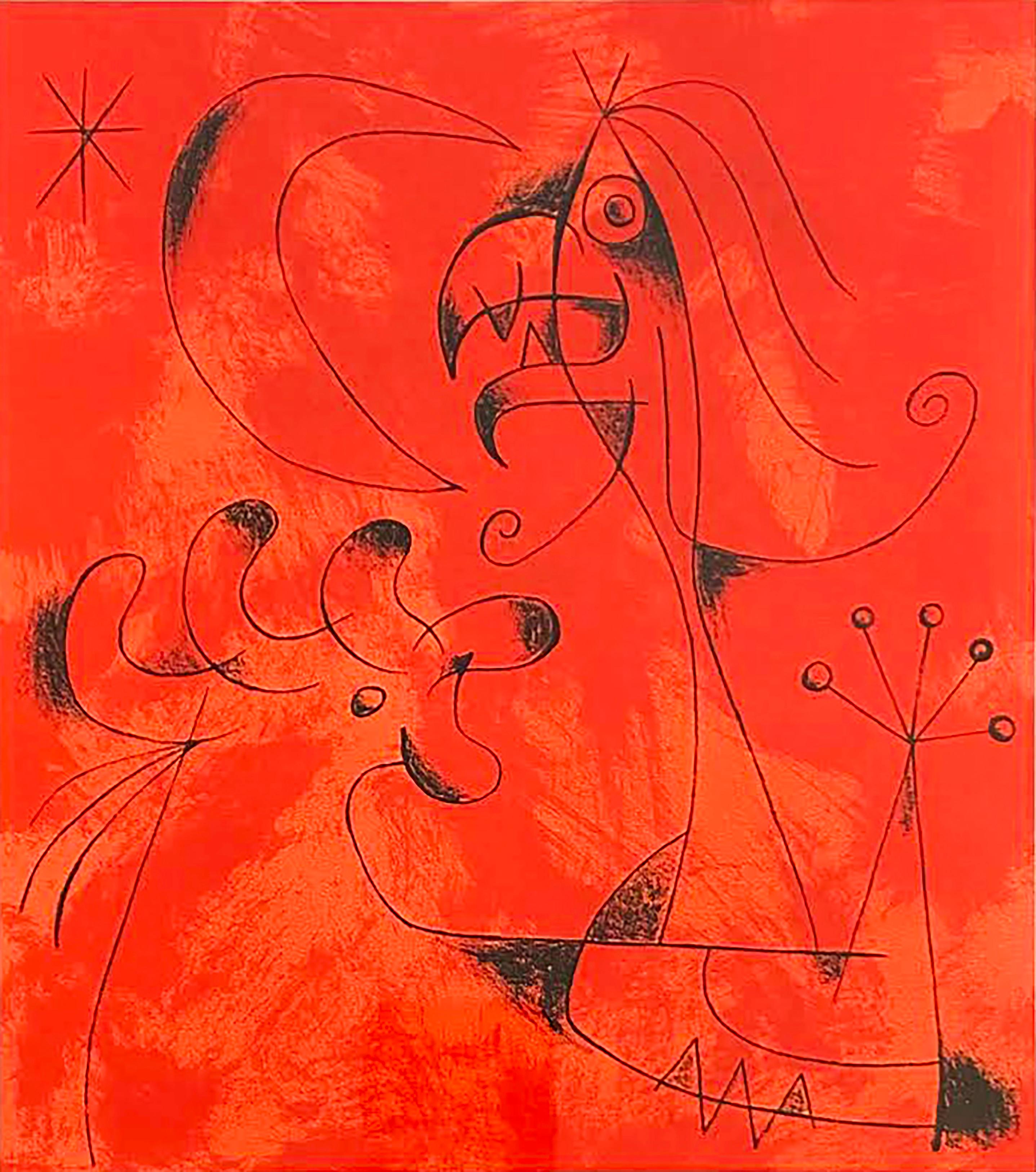 Joan Miro (Plate 6) - Print by Joan Miró