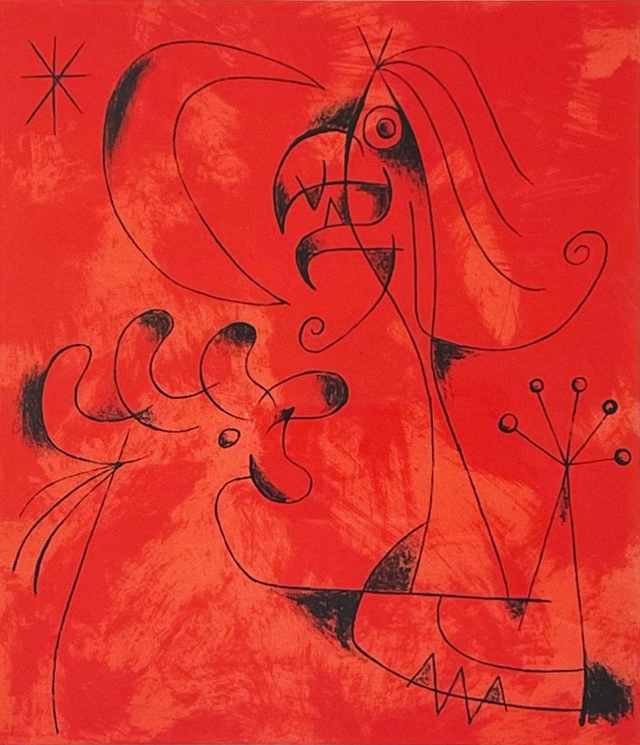Joan Miró Animal Print - Joan Miro (Plate 6)