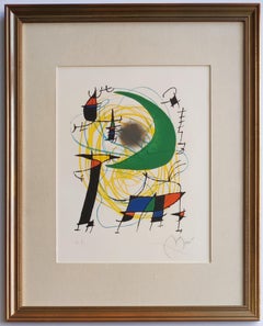 Joan Miró -- Plate 7 (from the Joan Miró Lithographs I portfolio)
