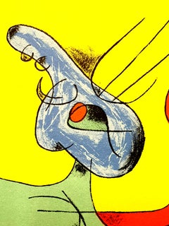 Joan Miro - Playing Dog - Lithograph in Colors