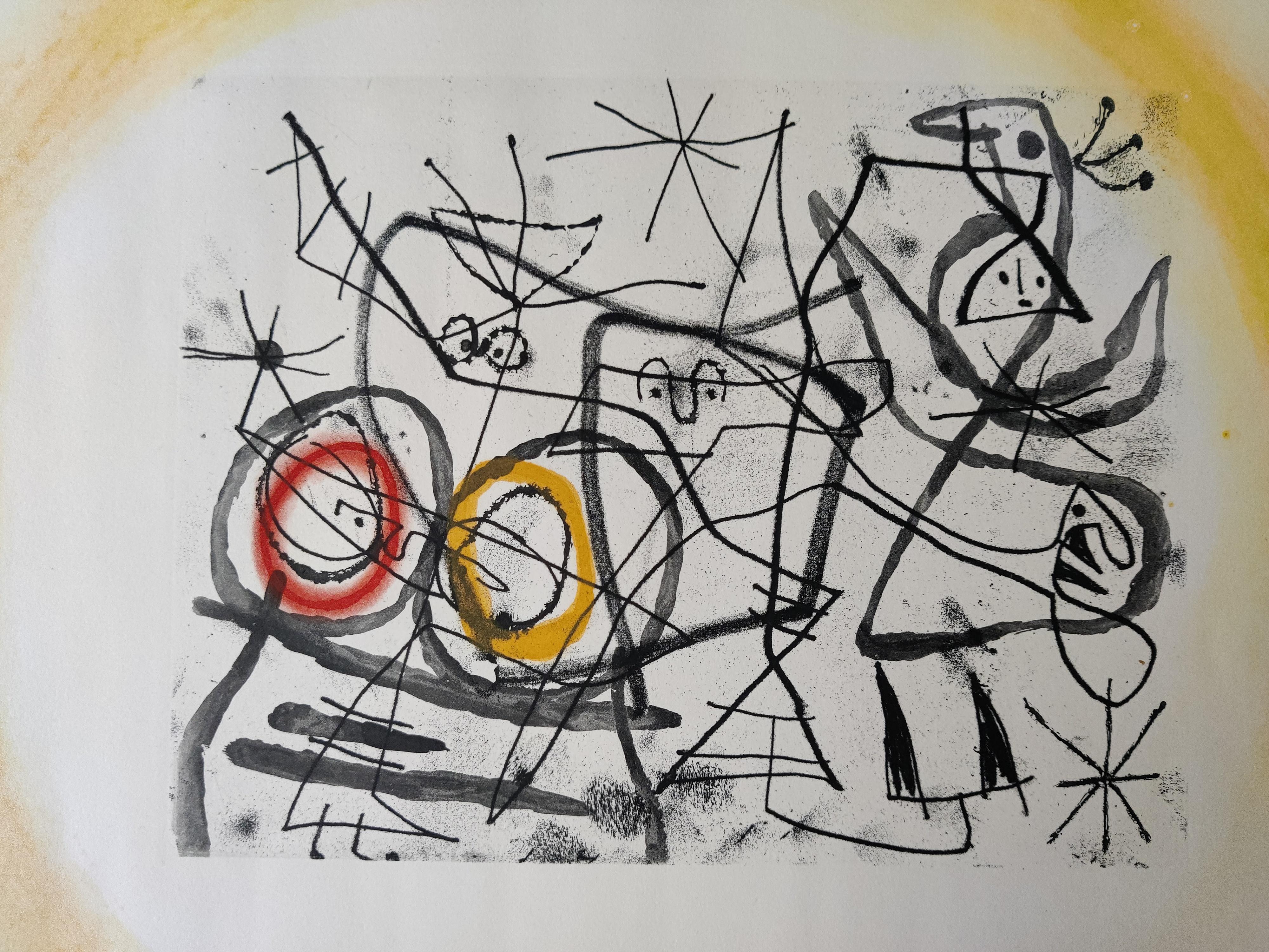 Joan Miró -- Préparatifs D'Oiseaux II (Preparativi di uccelli II) in vendita 1