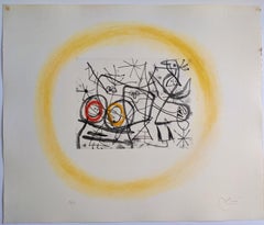 Joan Miró -- Préparatifs D'Oiseaux II (Preparative of Birds II)