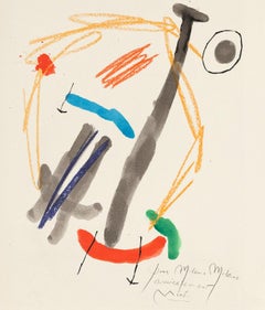 Joan Miró "Quelques Fleurs #25: Milani", Lithograph