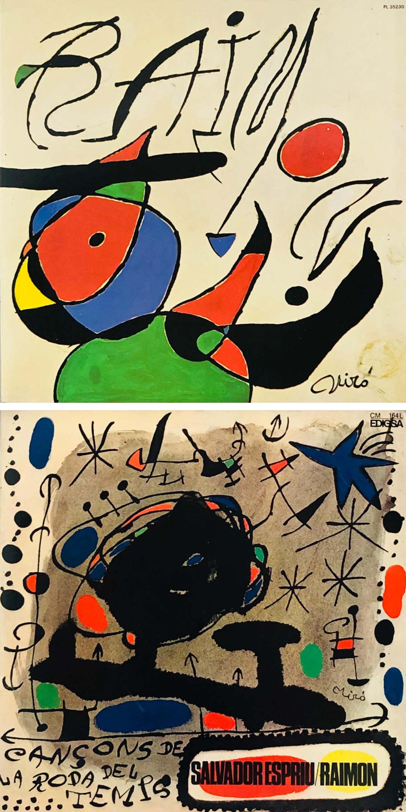 Joan Miró Record Art (set of 2 works)