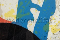 Joan Miro "Sobreteixims Exhibition" Large Lithograph on Paper Limited Edition