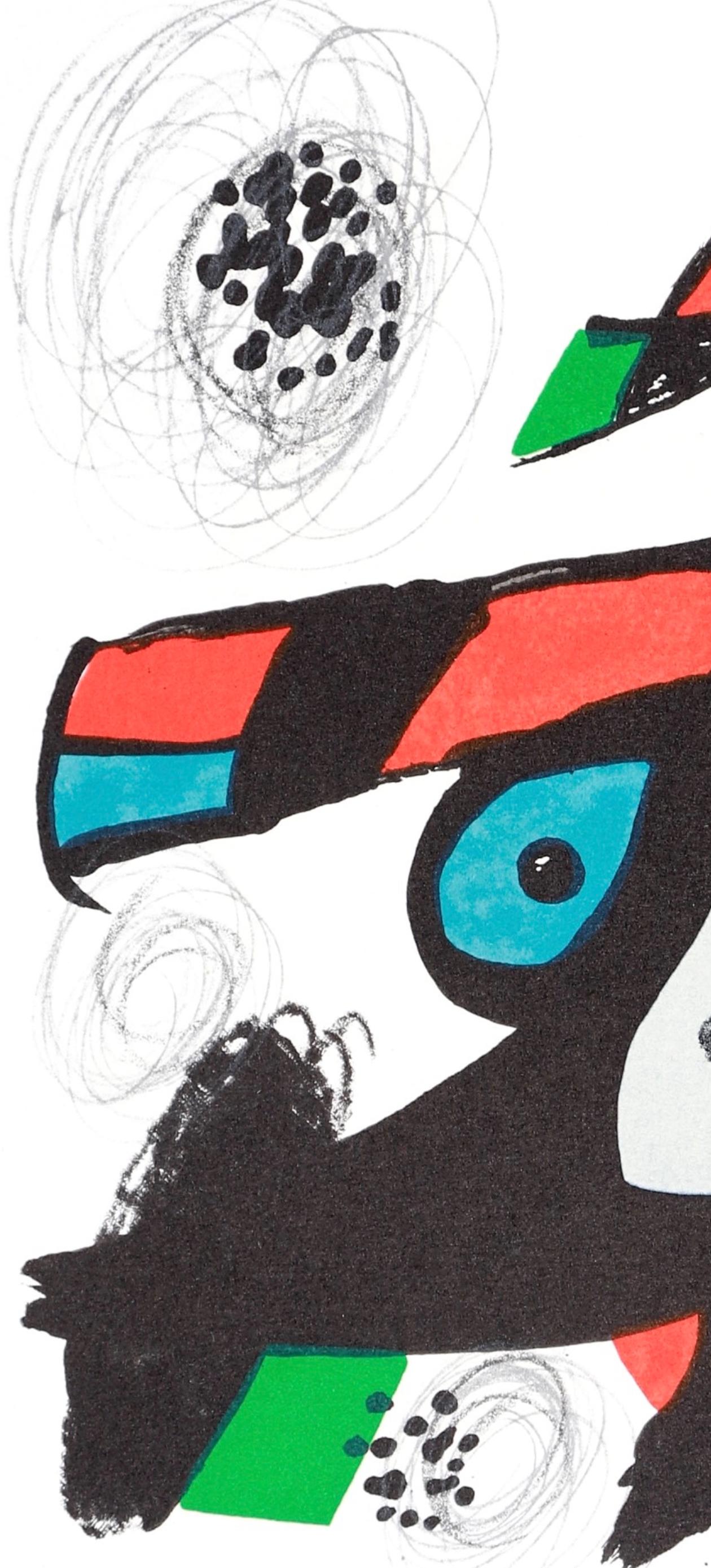 Joan Miro, The Acid Melody, from La Melodie acide, 1980 - Modern Print by Joan Miró