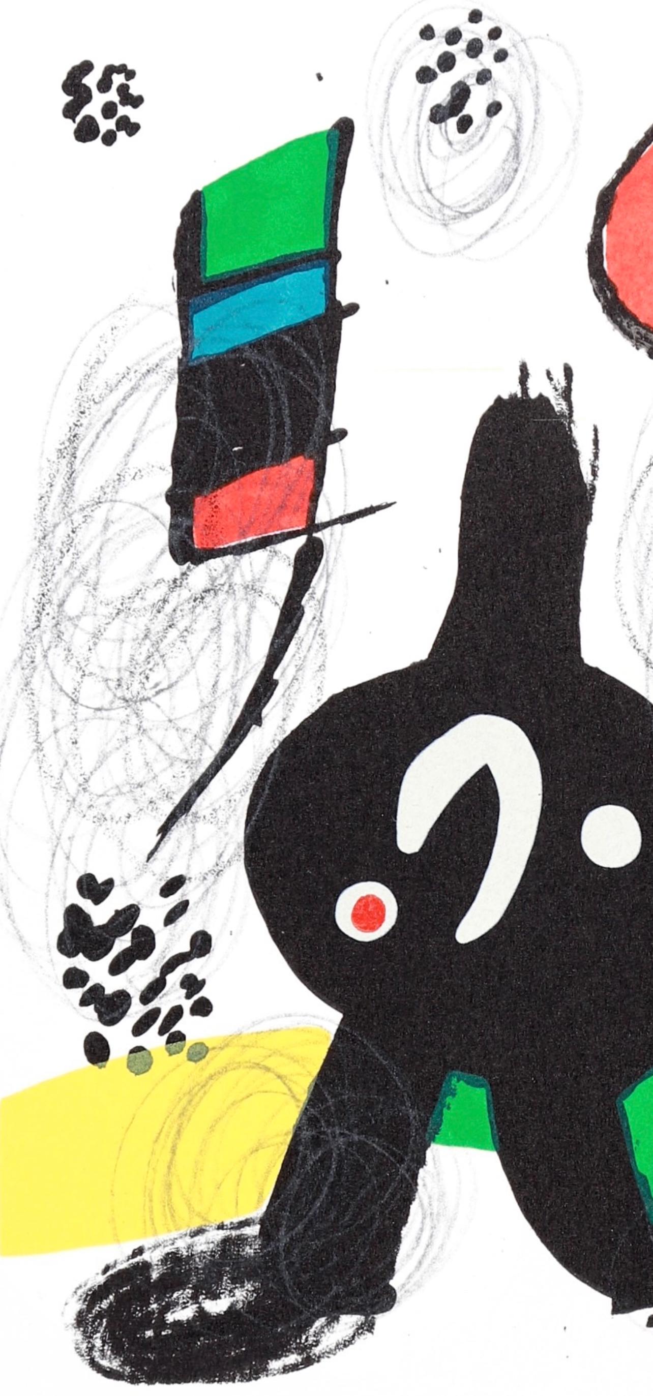 Joan Miro, The Acid Melody, from La Melodie acide, 1980 - Modern Print by Joan Miró