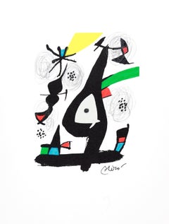 Joan Miro, The Acid Melody, extrait de La Melodie acide, 1980