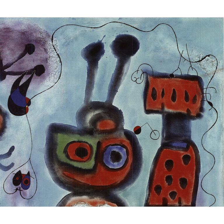 Joan Miro 'The Bird with a Calm Look, Its Wings in Flames' 2010 Lithograph For Sale 1