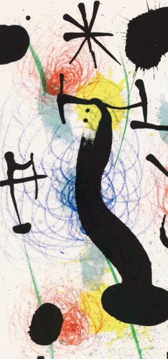 Joan Miro, The Boar’s Ring, from Derriere le miroir, 1966