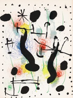 Joan Miro, The Boar’s Ring, from Derriere le miroir, 1966