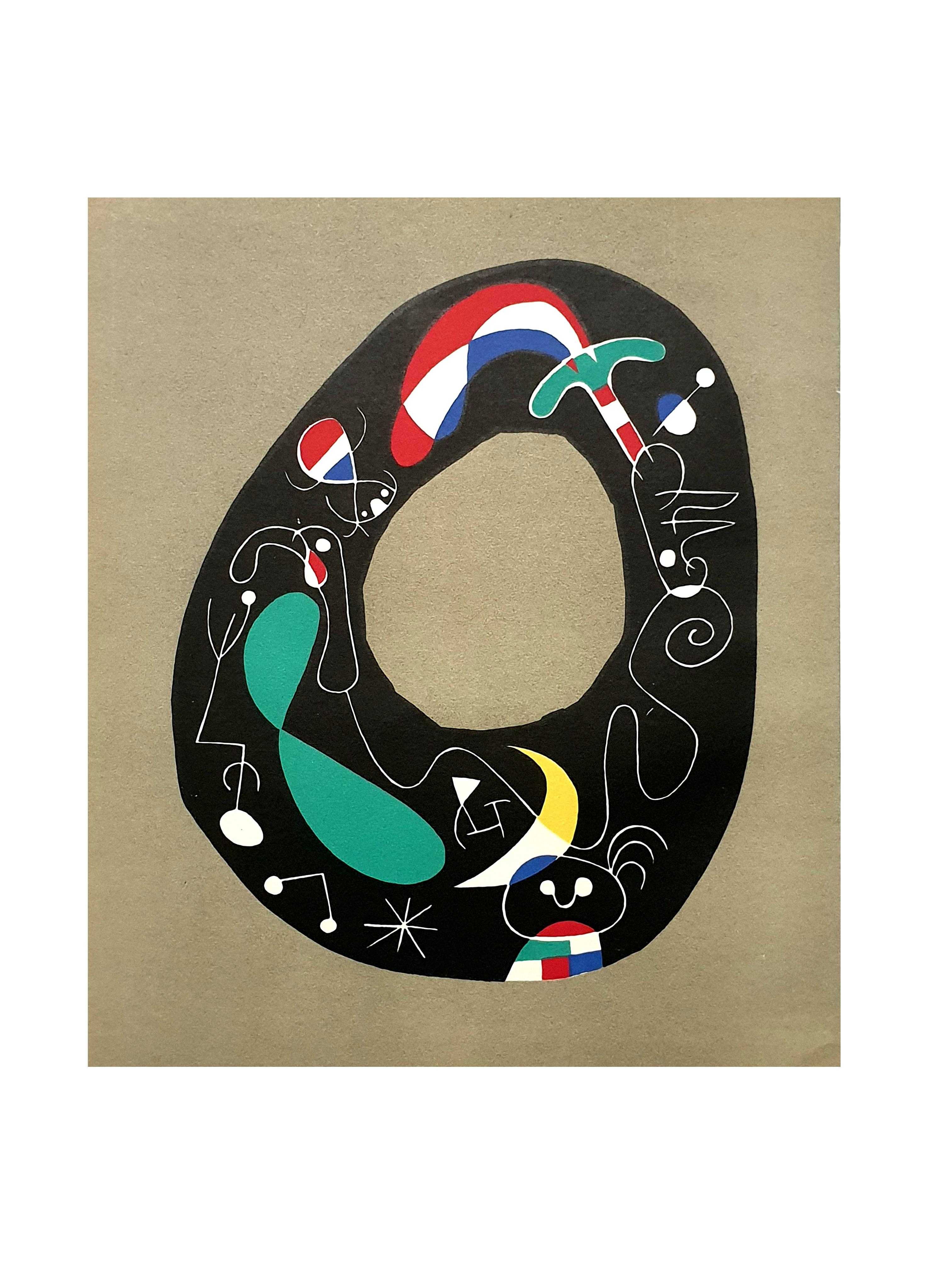 Joan Miro -  (Abstrakt), Print, von Joan Miró