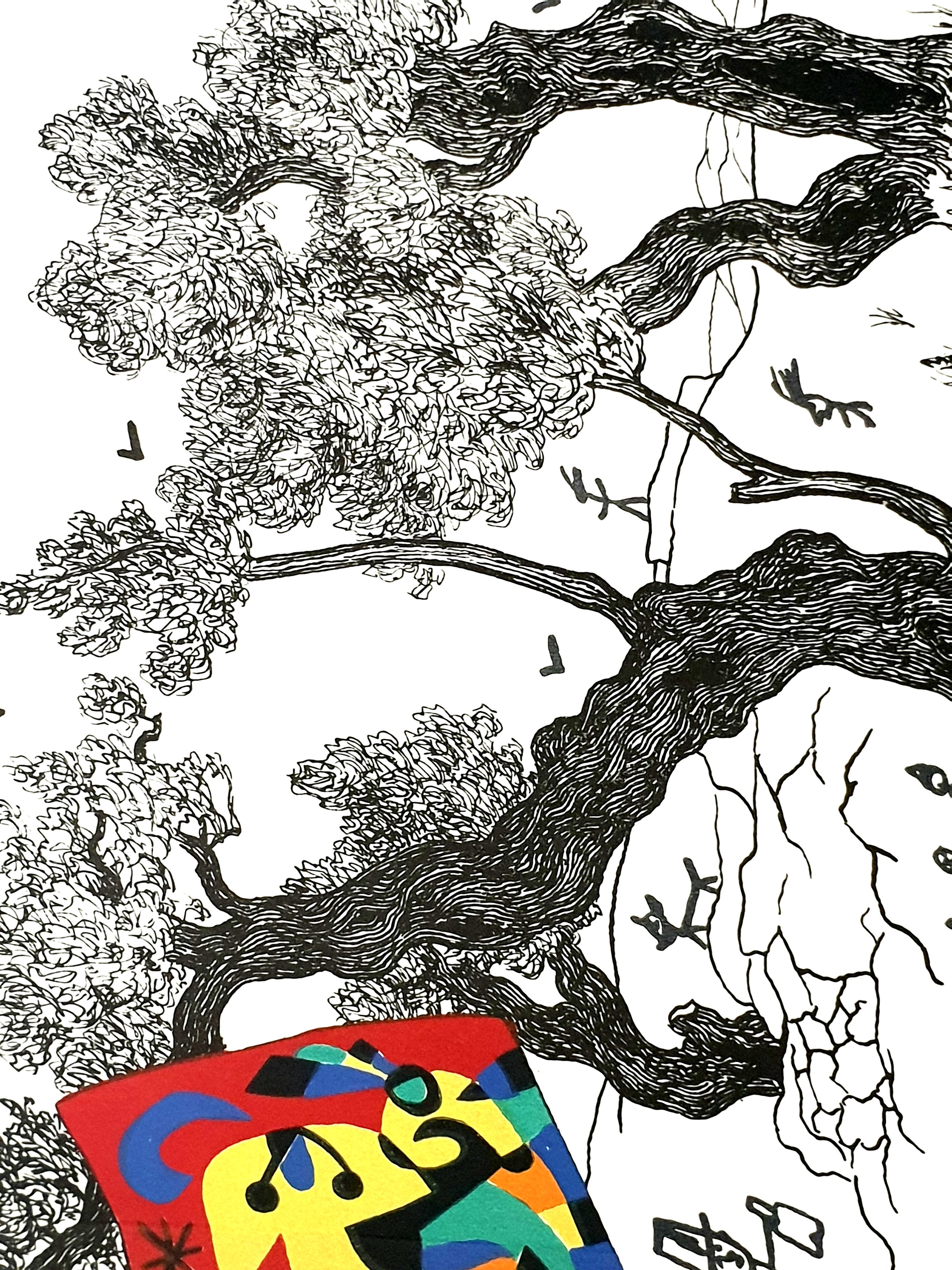 Joan Miro - La festa - Litografia originale in vendita 5