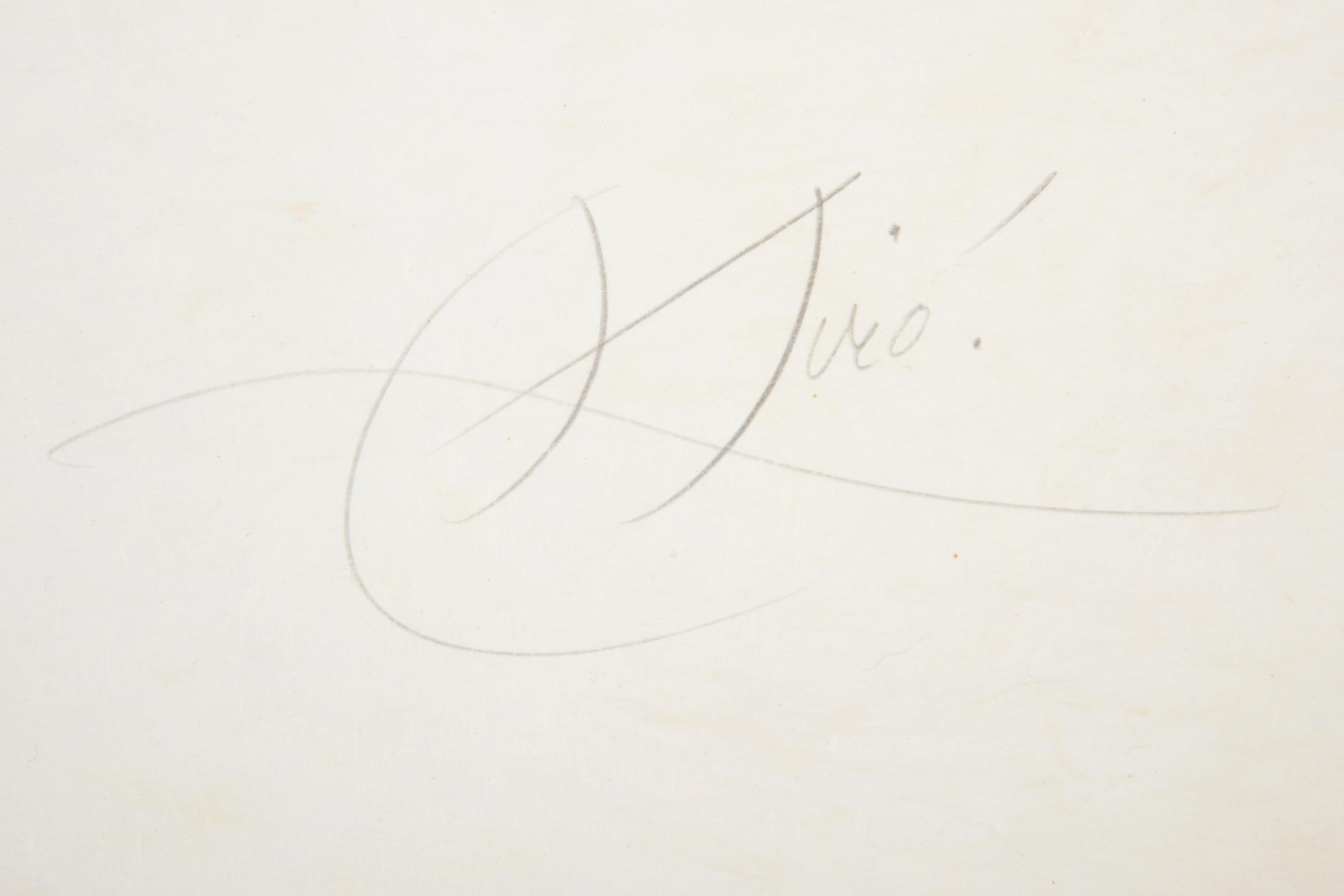 Joan Miro THREE PLATES I/V Lithograph - Modern Print by Joan Miró