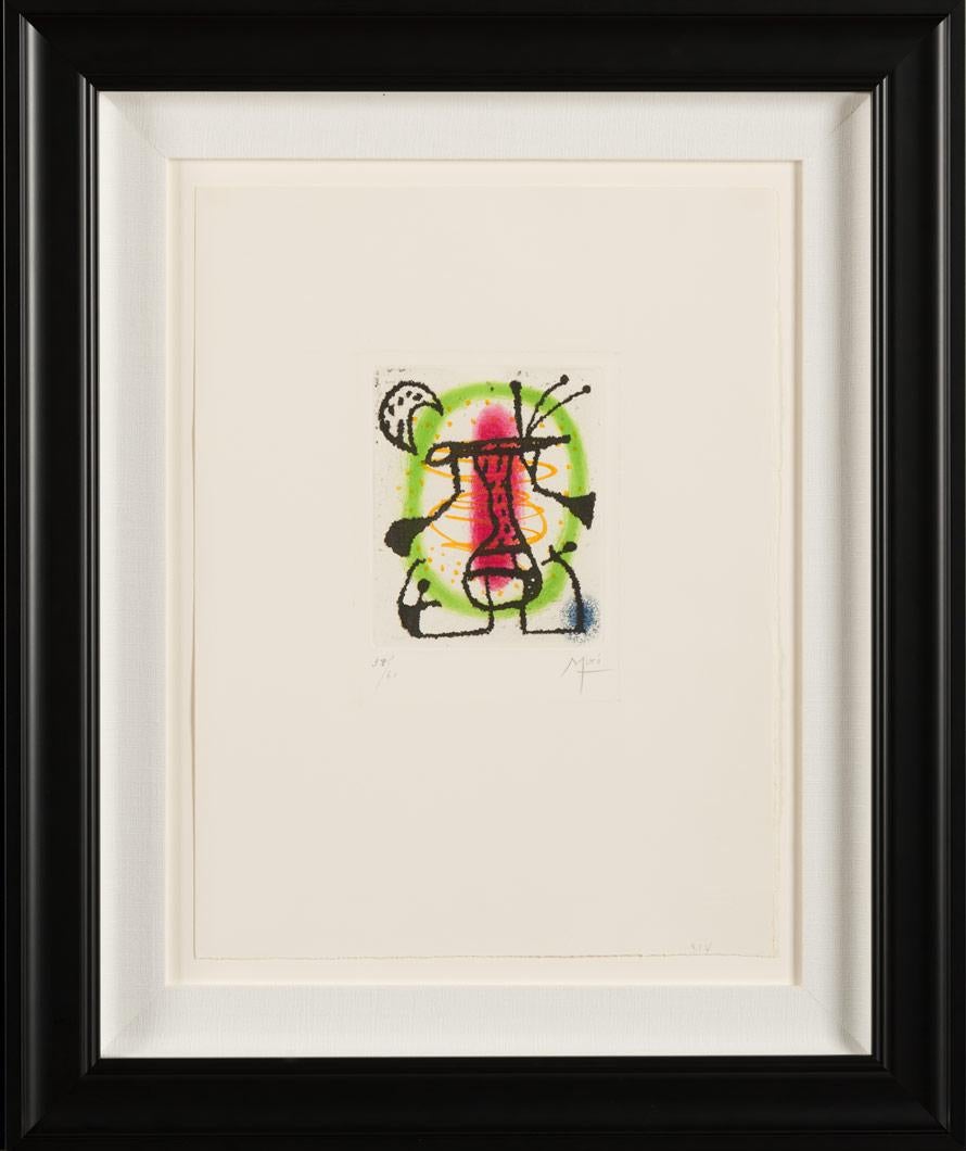 Joan Miró Abstract Print - Joan Miro "Untitled: from Bague d'aurore Suite"