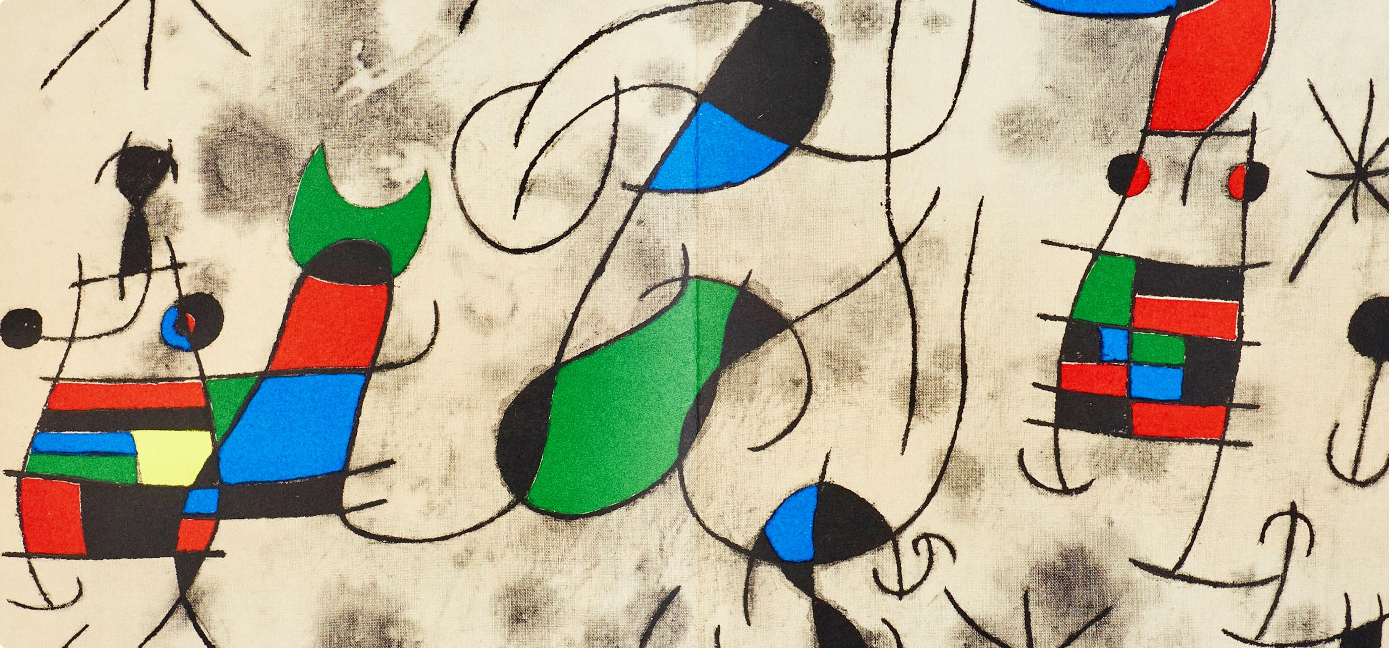 Joan Miro, Sans titre, extrait de Derriere le Miroir, 1967 (d'après) - Print de Joan Miró