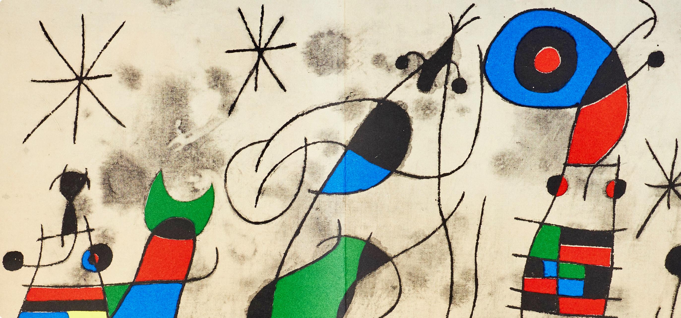Joan Miro, Sans titre, extrait de Derriere le Miroir, 1967 (d'après) - Surréalisme Print par Joan Miró