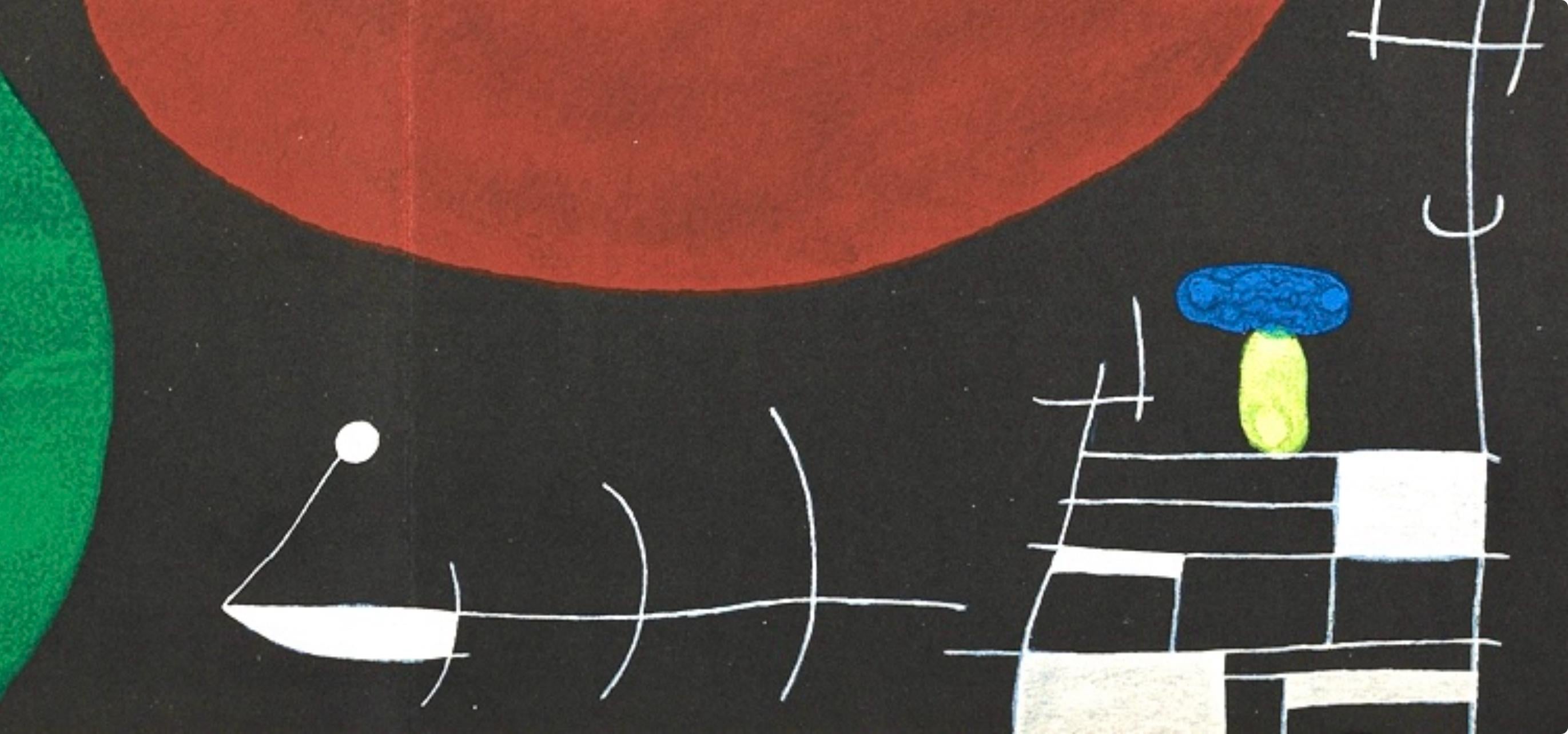 Joan Miro, Untitled, from Derriere le miroir, 1967 (after) - Surrealist Print by Joan Miró