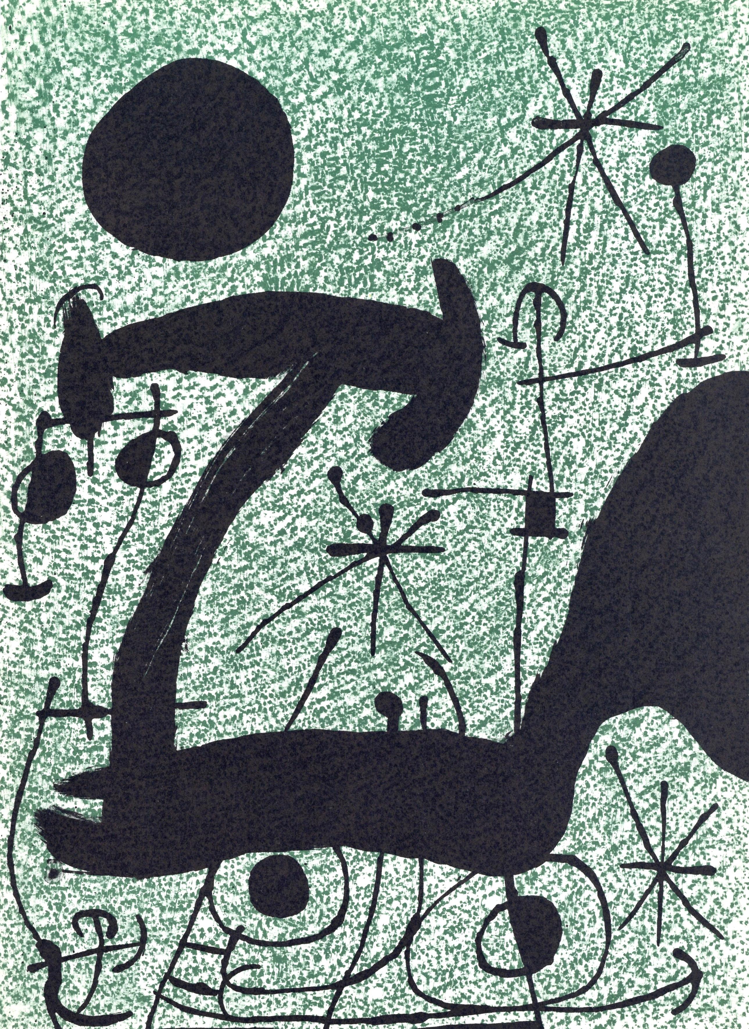 Joan Miro, Untitled, from Derriere le miroir, 1967 - Surrealist Print by Joan Miró