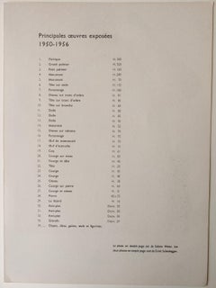 Joan Miró -- Senza titolo da Derriere le Miroir