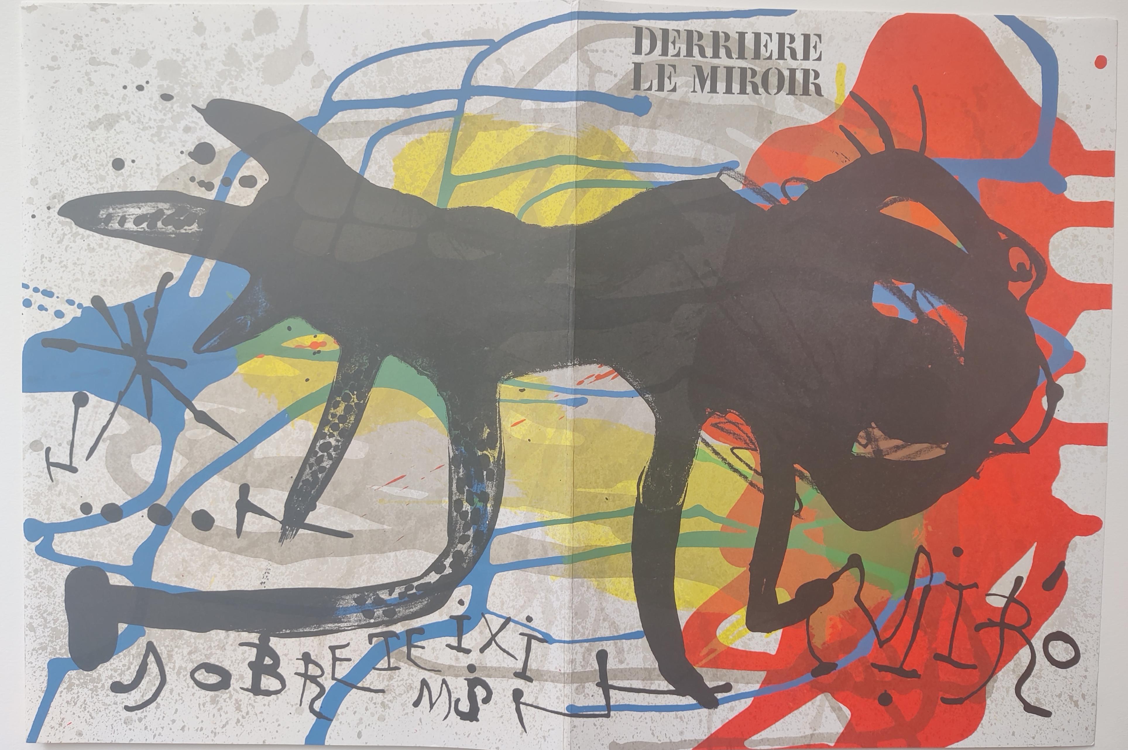 Joan Miró 
Untitiled from Derriere Le Miroir, 1973
Lithograph
Sheet size 38 x 56 cm
A center fold as issued.
Unsigned
FREE SHIPPING